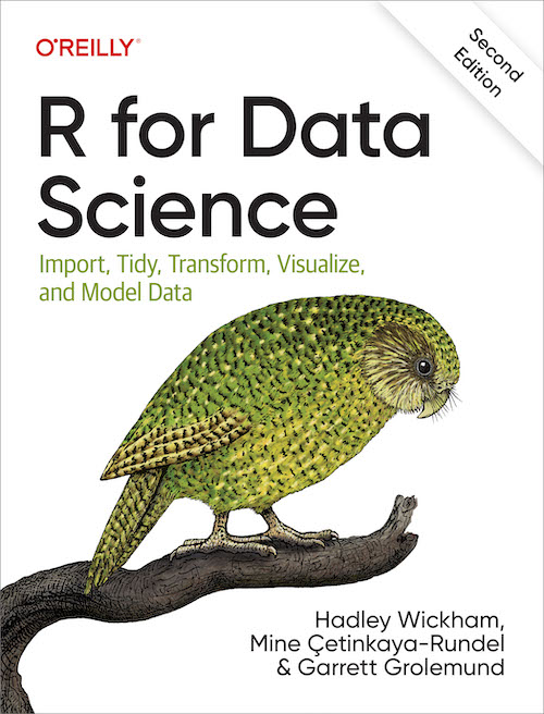 book cover for R for Data Science